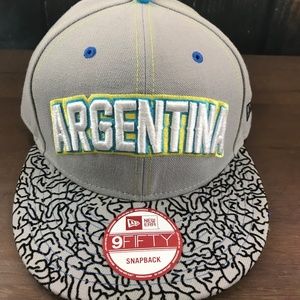 New Era 9Fifty 950 Hat Mens Argentina Snap Back